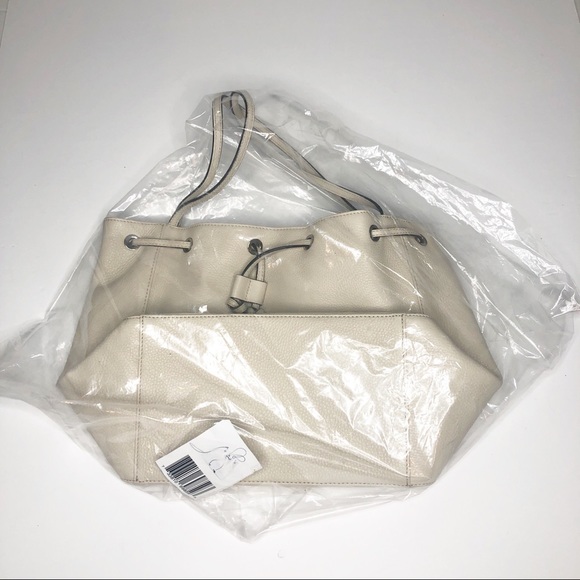 NWT Italian Lambskin Leather Bucket Bag - Picture 3 of 8